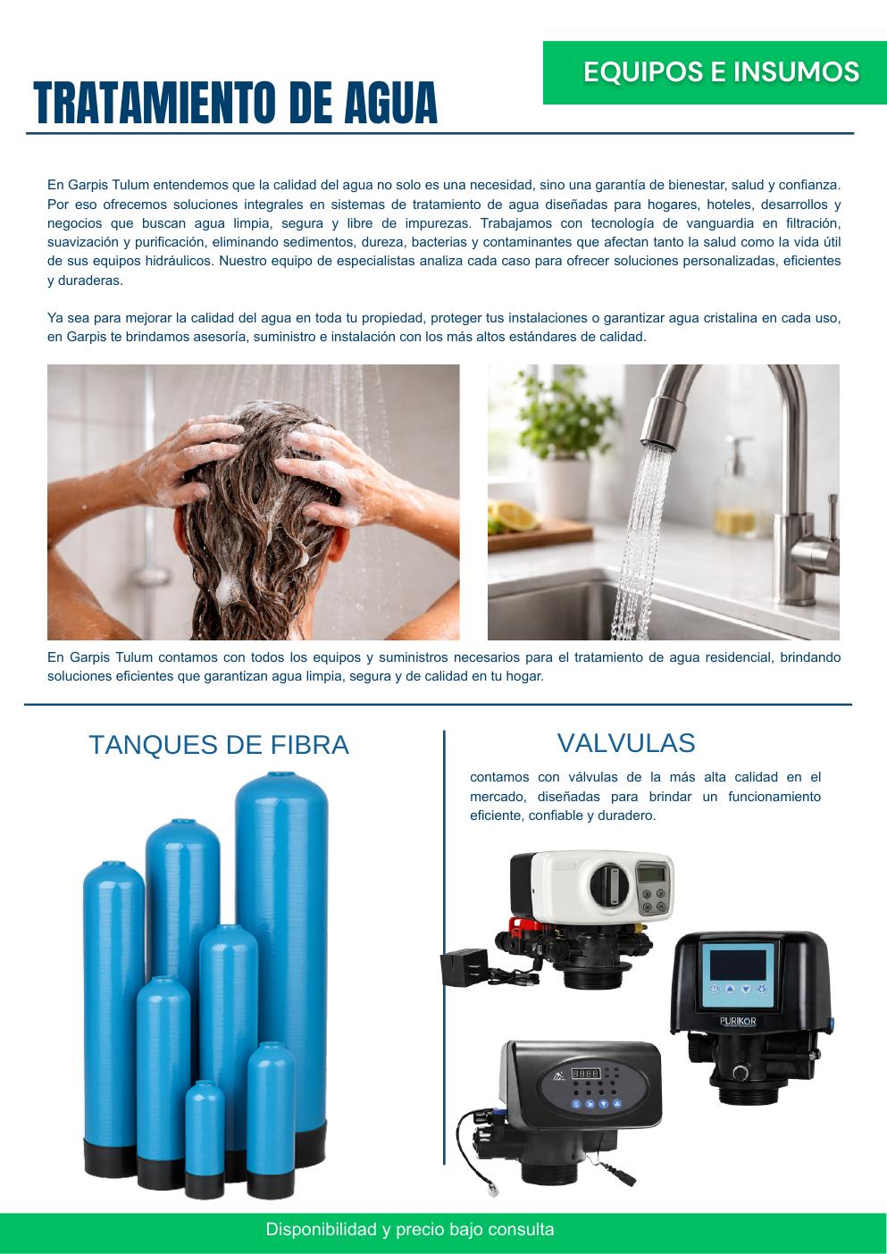 Catalogo de tratamiento de agua Garpis